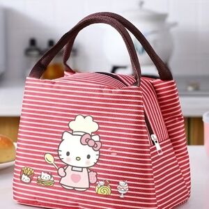 Hello Kitty Red Striped Women's Bag